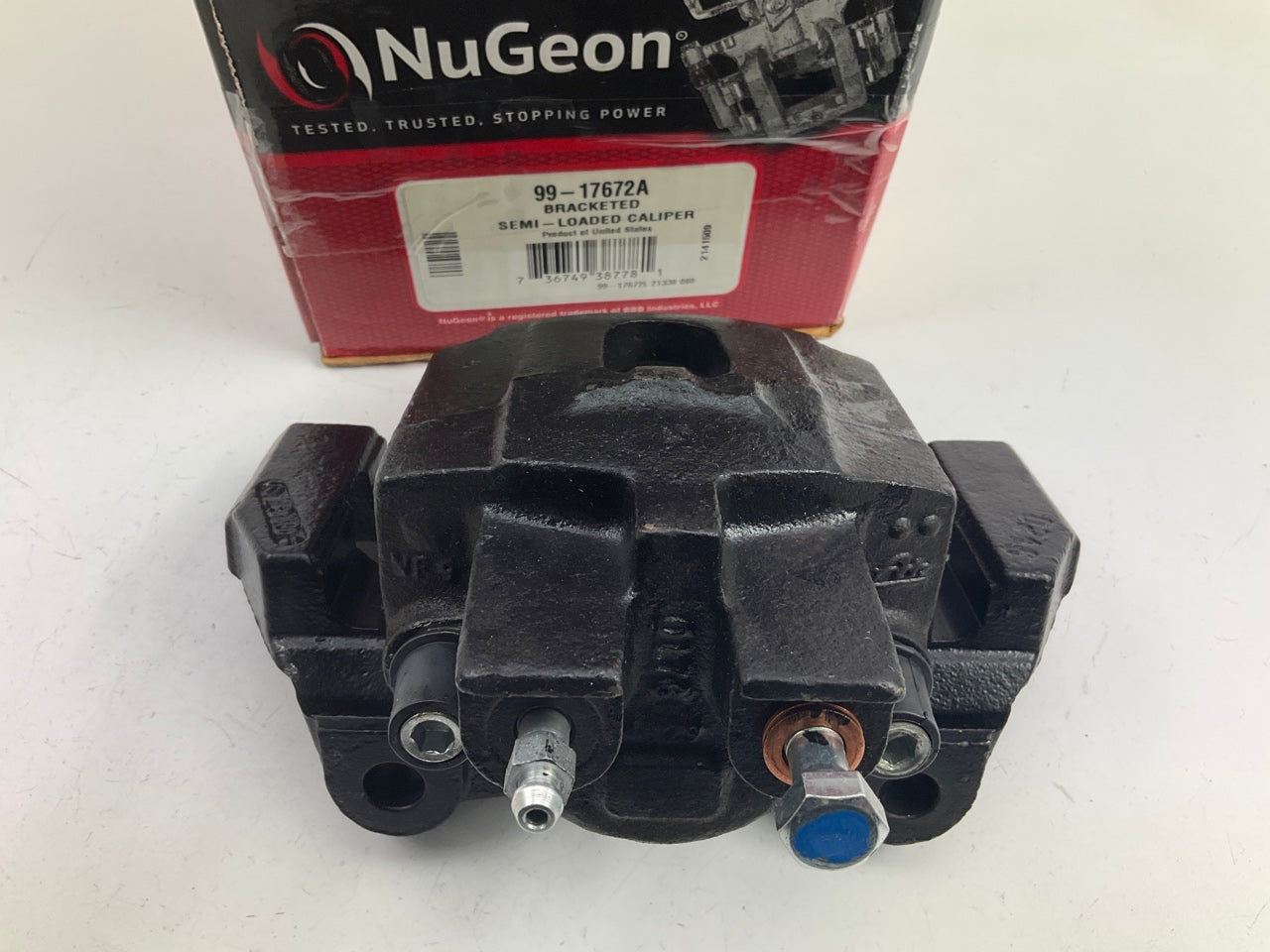 Nugeon 99-17672A REMAN Disc Brake Caliper - Rear Left