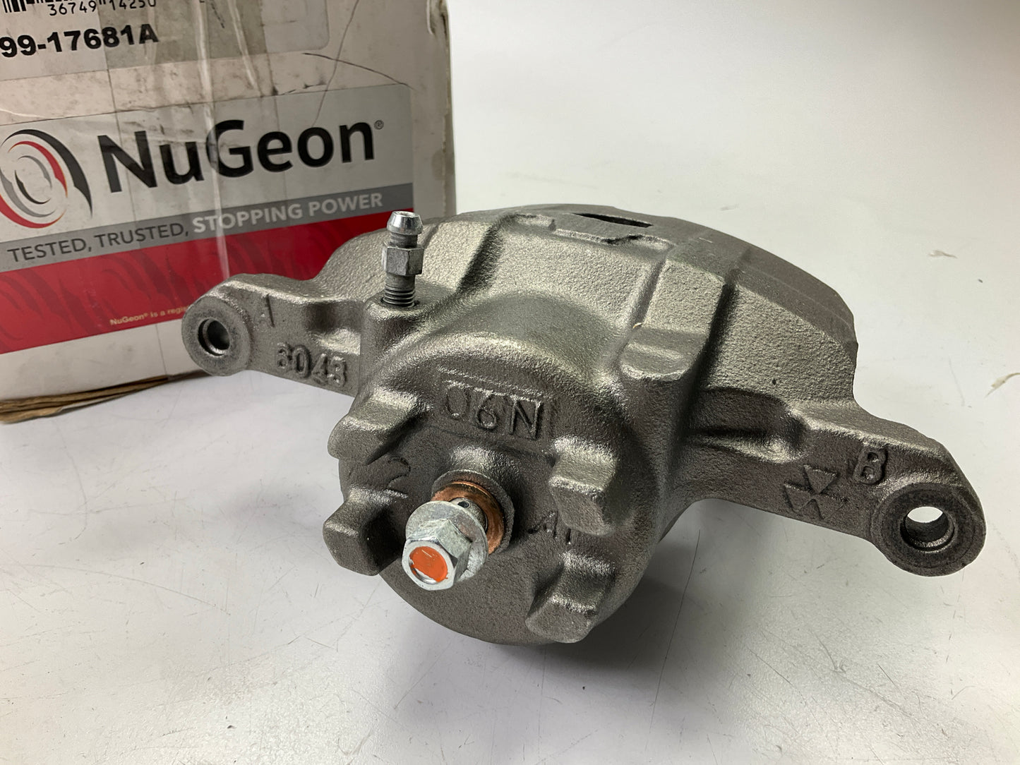 NO HARDWARE - REMAN. Nugeon 99-17681A Front Left Brake Caliper