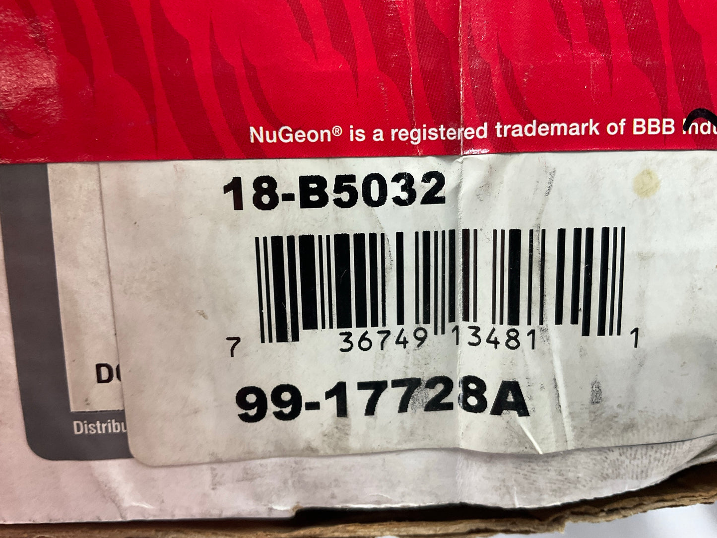REMAN. Nugeon 99-17728A Front Left Disc Brake Caliper