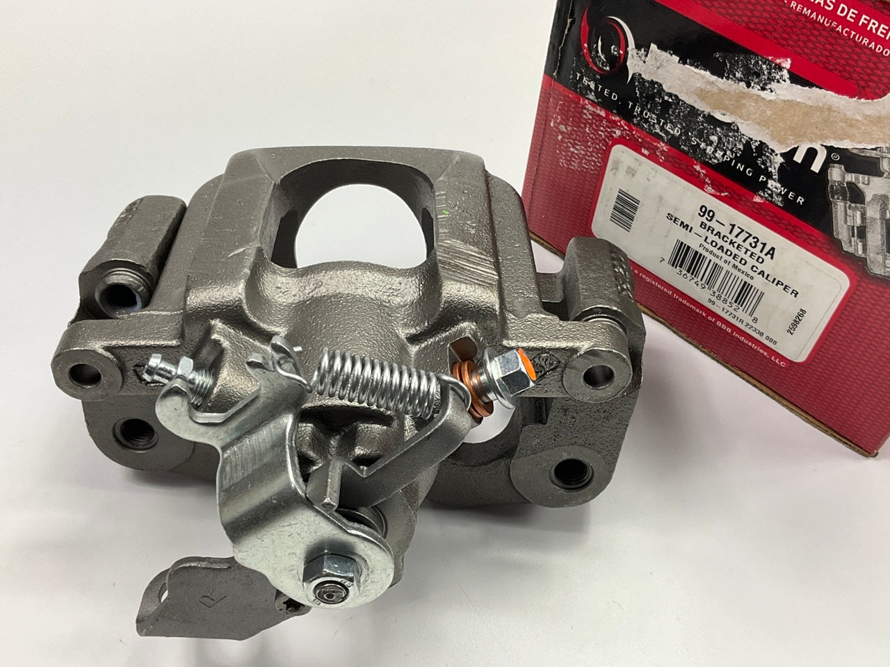 NO HARDWARE - REMAN. Nugeon 99-17731A Rear Right Brake Caliper