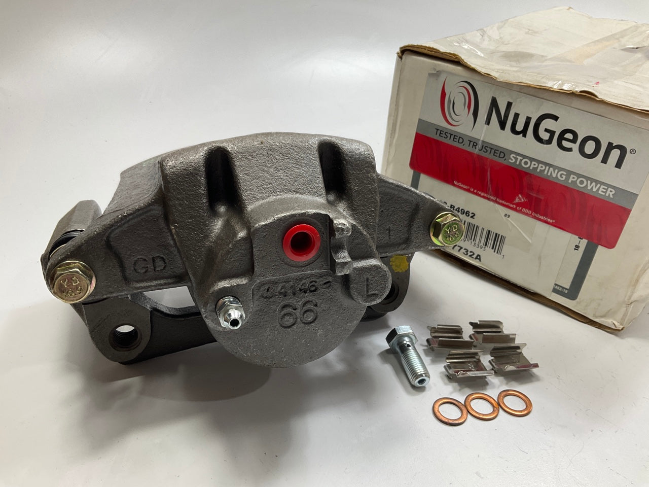 REMAN. Nugeon 99-17732A Front Left Driver Side Disc Brake Caliper