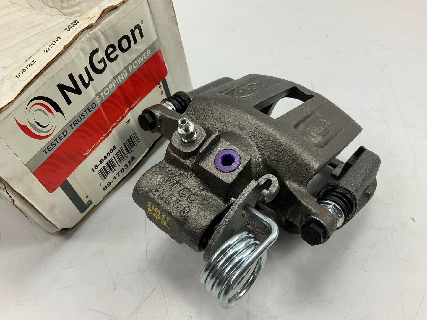 NO HARDWARE - REMAN. Nugeon 99-17833A Rear Right Brake Caliper