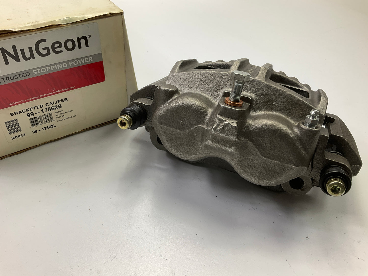 NO HARDWARE - REMAN. Nugeon 99-17862B Front Left Brake Caliper
