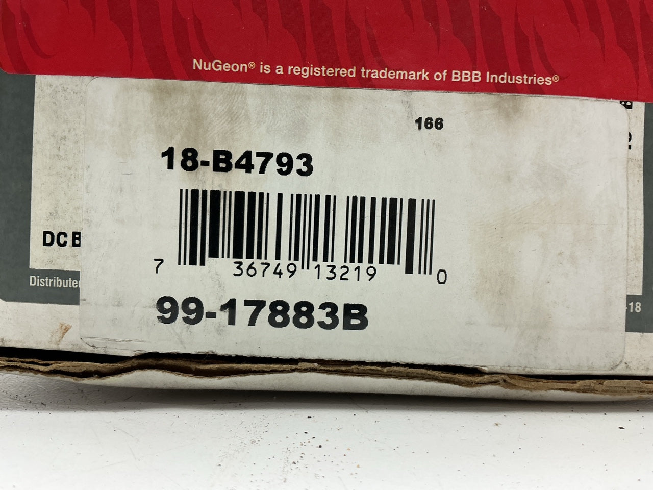 REMAN. Nugeon 99-17883B Front Left Drivers Side Disc Brake Caliper