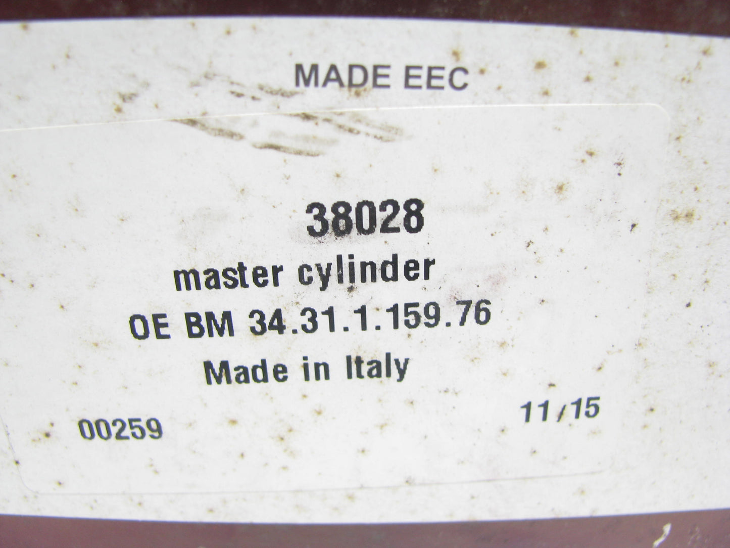 Nuova 38028 Brake Master Cylinder BMW 89-92 525i, 535i,  735i, 735iL