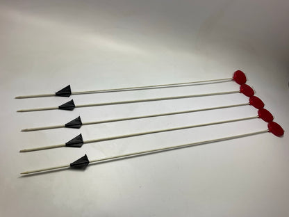 5 Pack - Nuvue 2661 46'' Red Driveway Markers Reflectors
