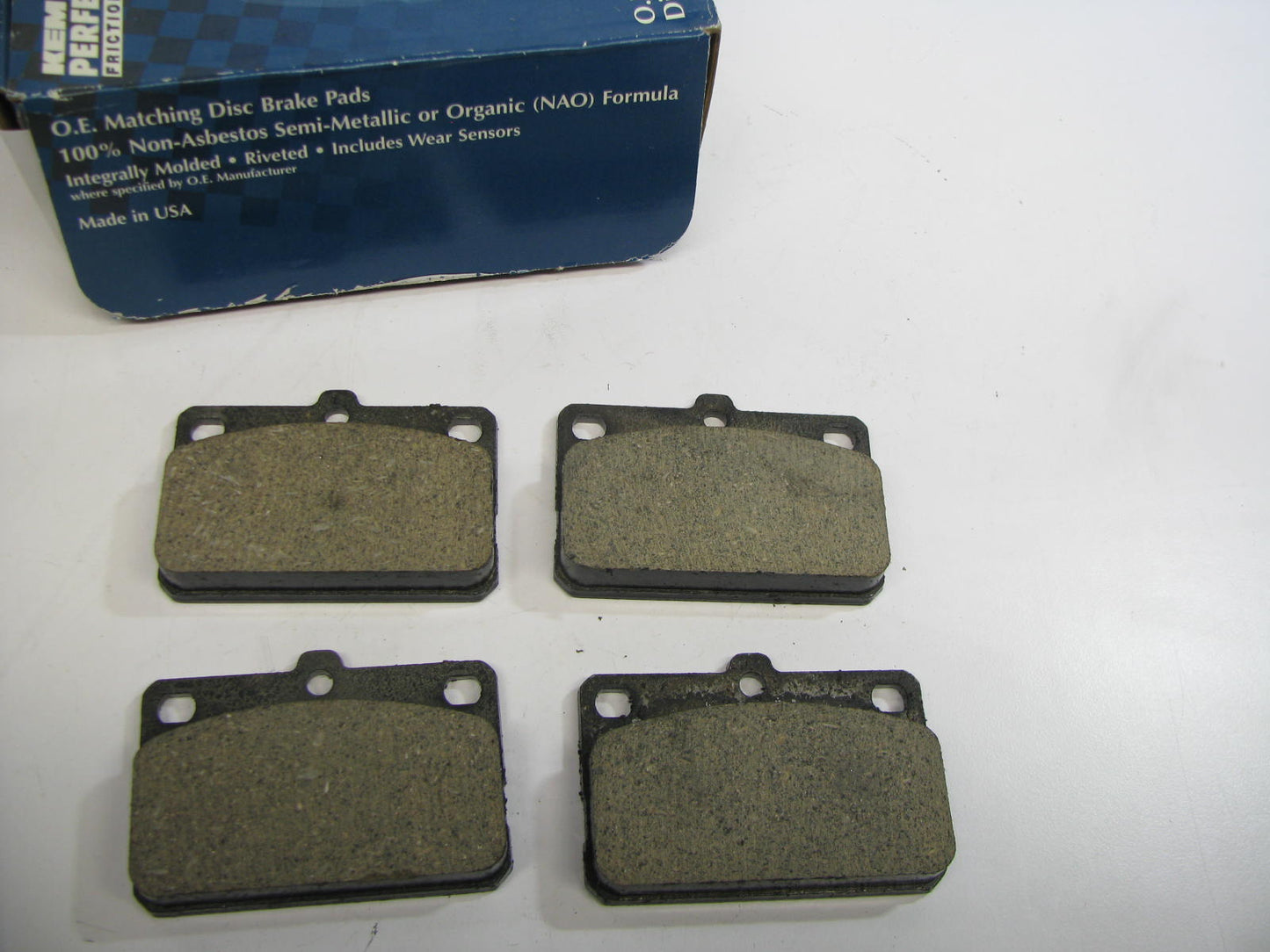 Oe Brand D169 Front Disc Brake Pad Set For 1970-1979 Toyota Corolla