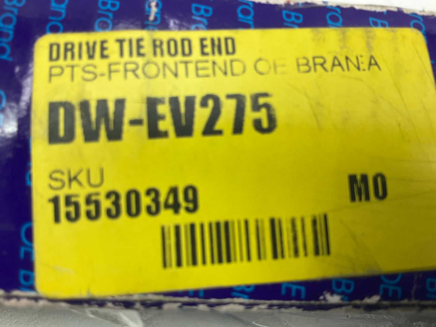 Oe Brand DW-EV275 Front Steering Tie Rod End For 1993-02 Mercury Villager, Quest