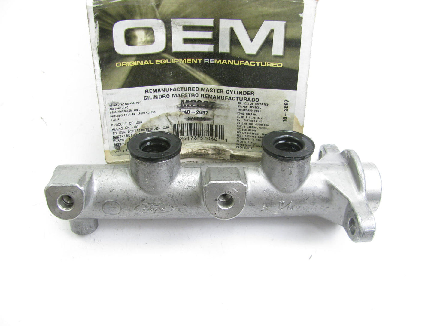 Oem 10-2697 Reman Brake Master Cylinder W/O Reservoir 1995-1997 Ford Windstar