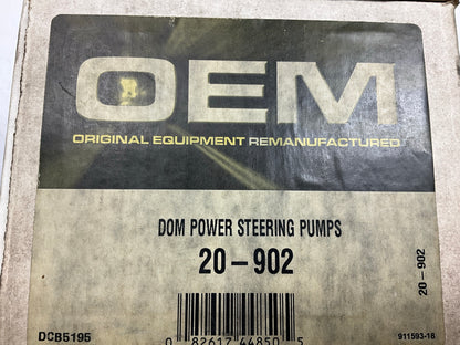 REMAN. Oem Remanufacturing 20-902 Power Steering Pump