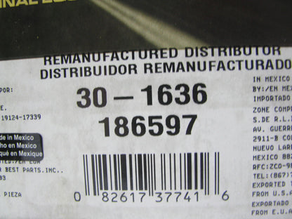 REMAN Oem Remanufacturing 30-1636 Distributor 1995 Chevy GMC 4.3L V6