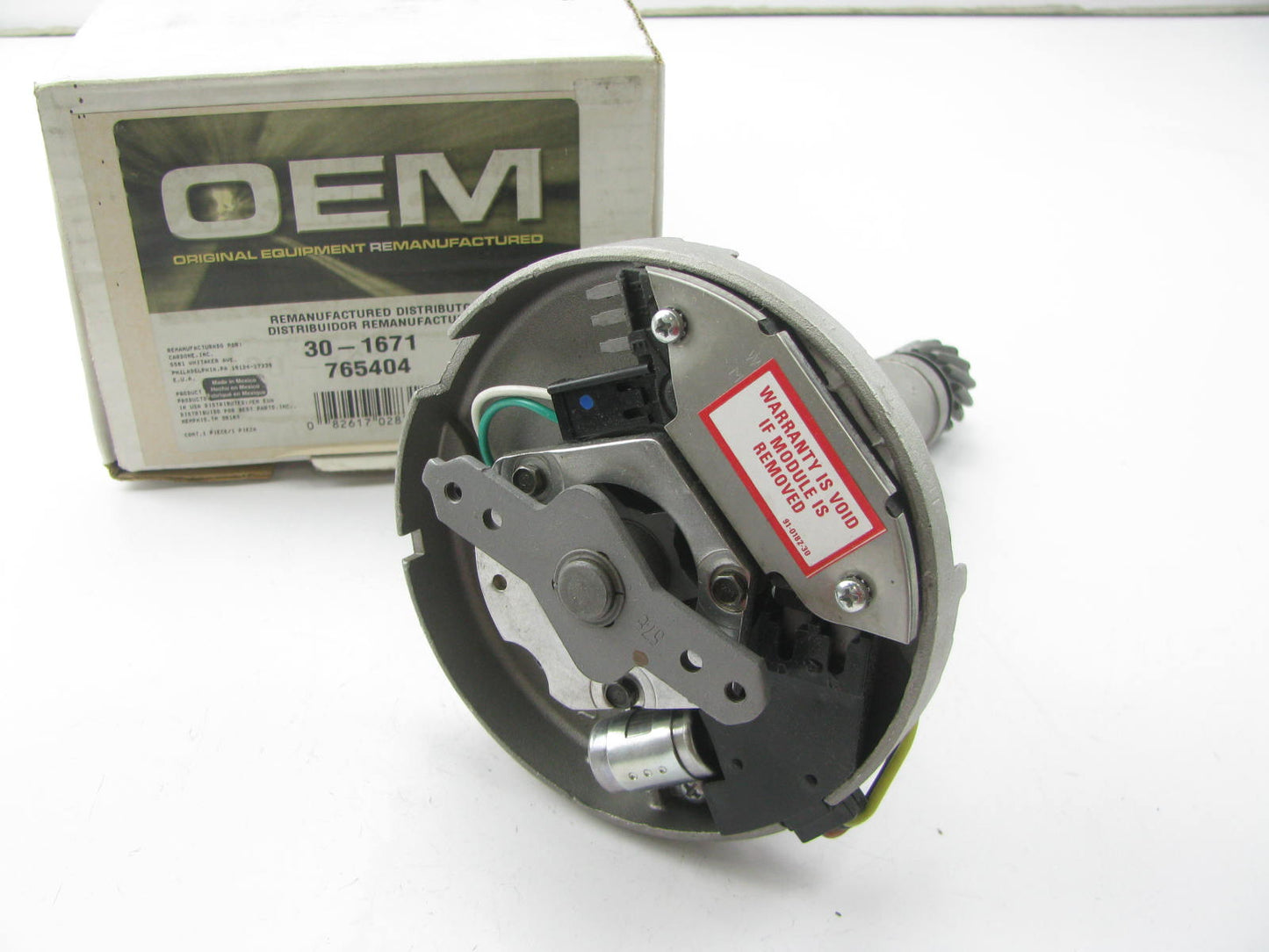 REMAN OEM Remanufacturing 30-1671 Distributor 80-87 GM GMC 181 231 252 V6