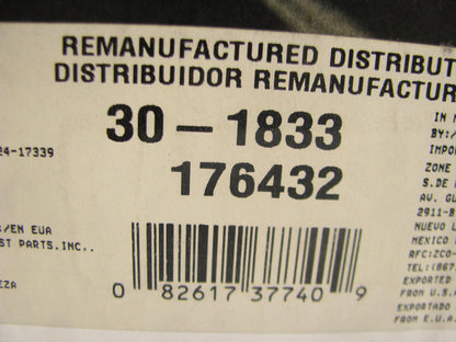 REMAN Oem Remanufacturing 30-1833 Ignition Distributor 1996-1997 GM 4.3L 5.7L V8
