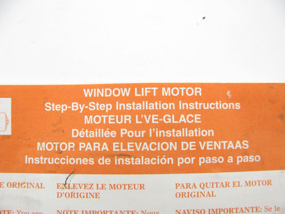 OEM Remanufacturing 42-343 Power Window Lift Motor - Right Passengers Side