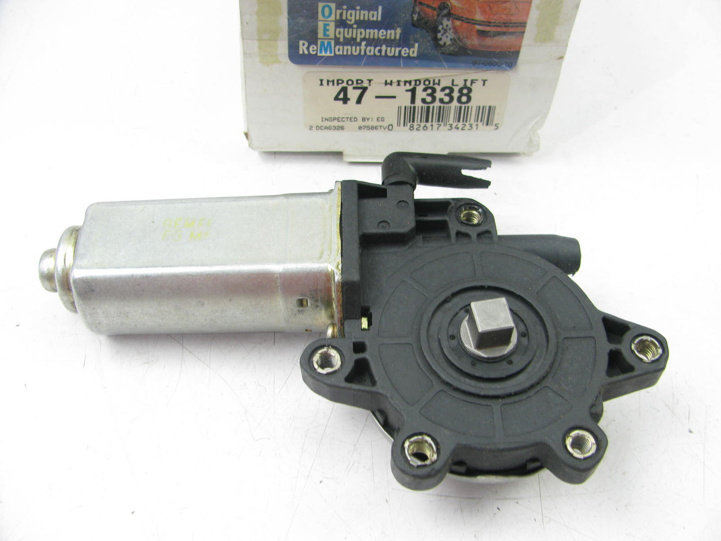 Reman. 47-1338 Front Left Window Lift Motor For 1990-1992 Nissan Stanza