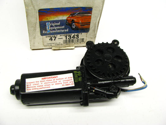 Oem 47-1343 Reman Front Left Power Window Motor for 1994-1997 Passport & Rodeo
