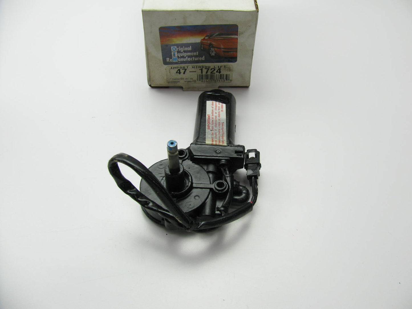 REMAN. Oem Remanufacturing 47-1724 FRONT LEFT Power Window Motor