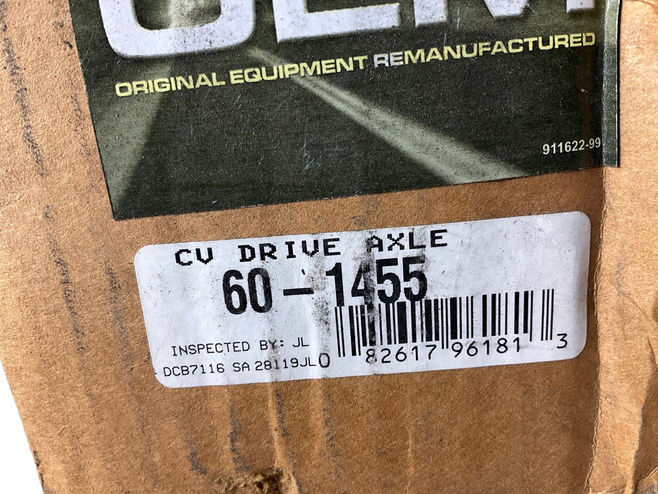 REMAN OEM Remanufacturing 60-1455 Rear Right CV Axle