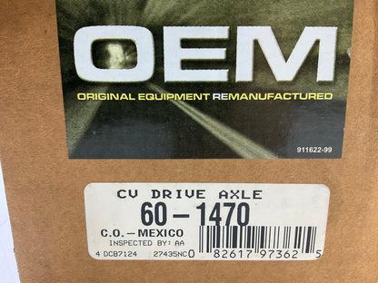 REMAN. Oem Remanufacturing 60-1470 Front Left CV Axle For 2007-2009 Suzuki XL-7