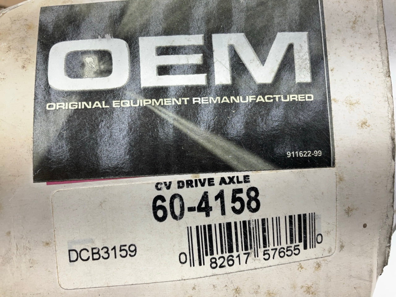 REMAN. Oem Remanufacturing 60-4158 Front CV Axle