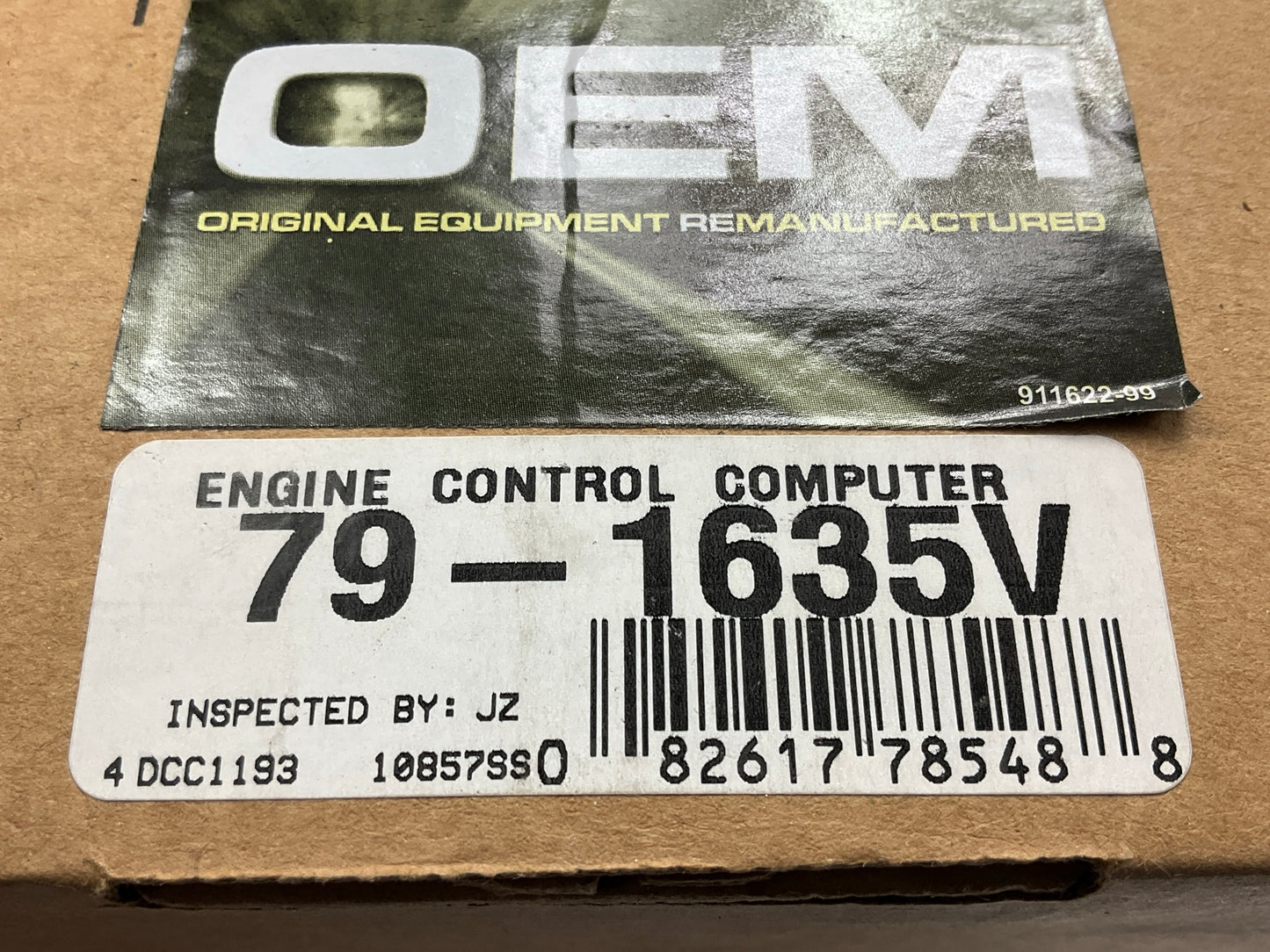REMAN. 79-1635V Engine Control Module (ECM) For 2000 Jeep Cherokee 4.0L CALI