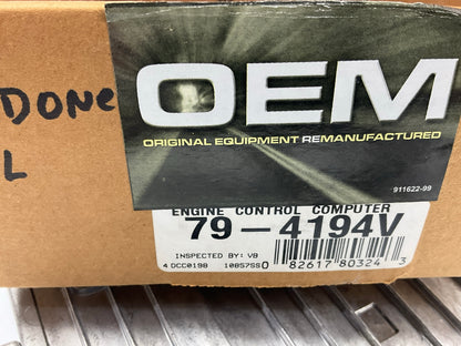 REMAN. 79-4194V Engine Control Module (ECM) For 2003 Jeep Liberty 3.7L-V6