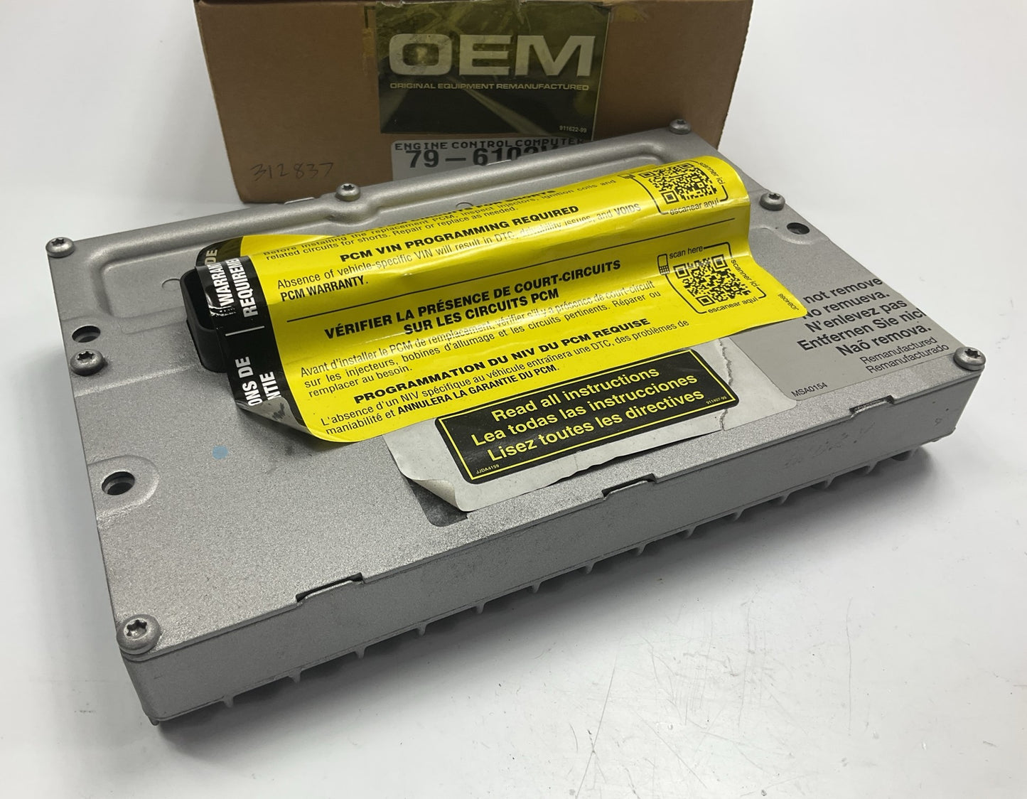REMAN. 79-6102V Engine Control Module (ECM) For 2004 Status 2.7L-V6