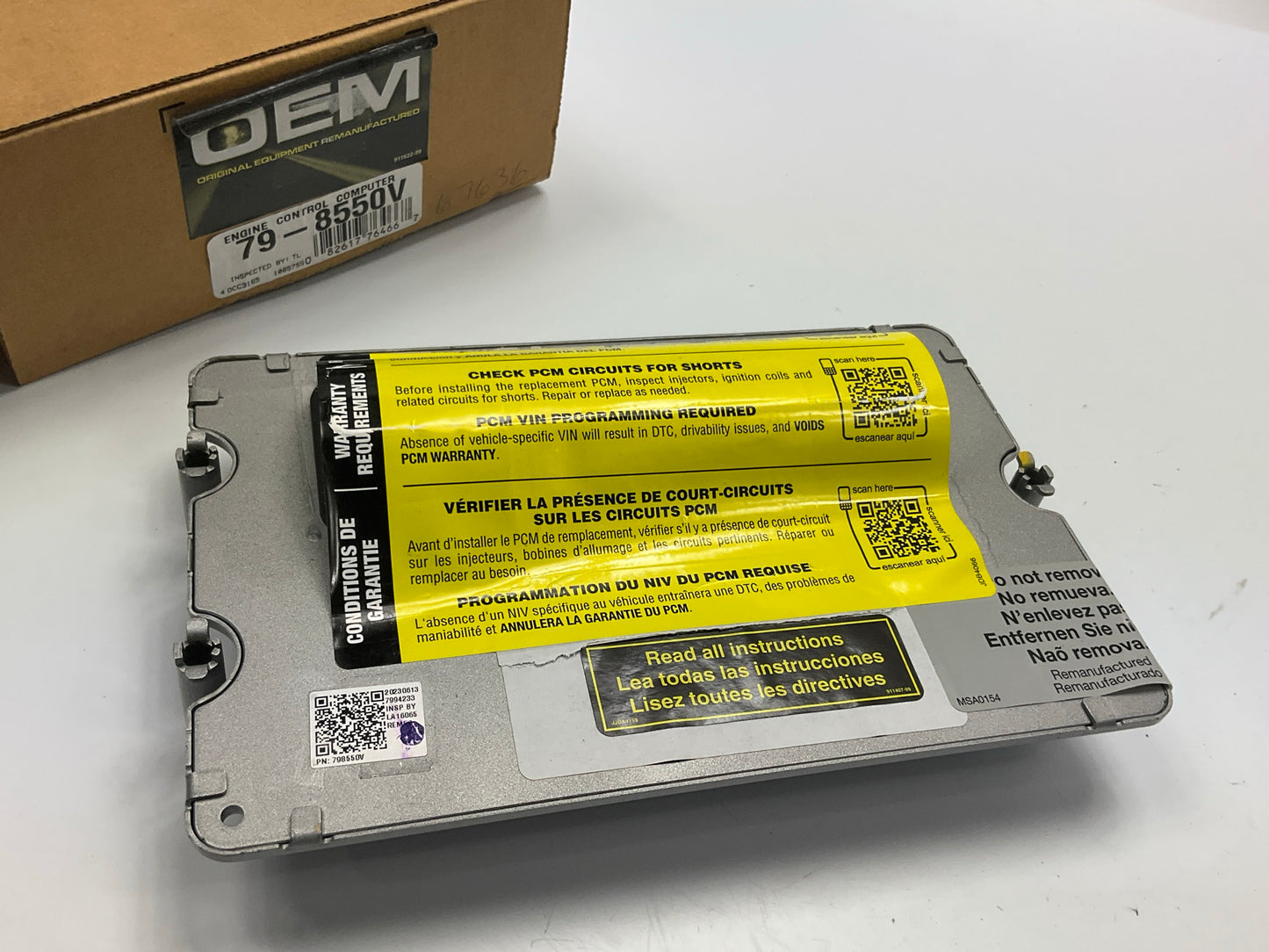 REMAN. 79-8550V Engine Control Module (ECM) For 2000-2001 Ram 3500 5.9L-V8 AUTO