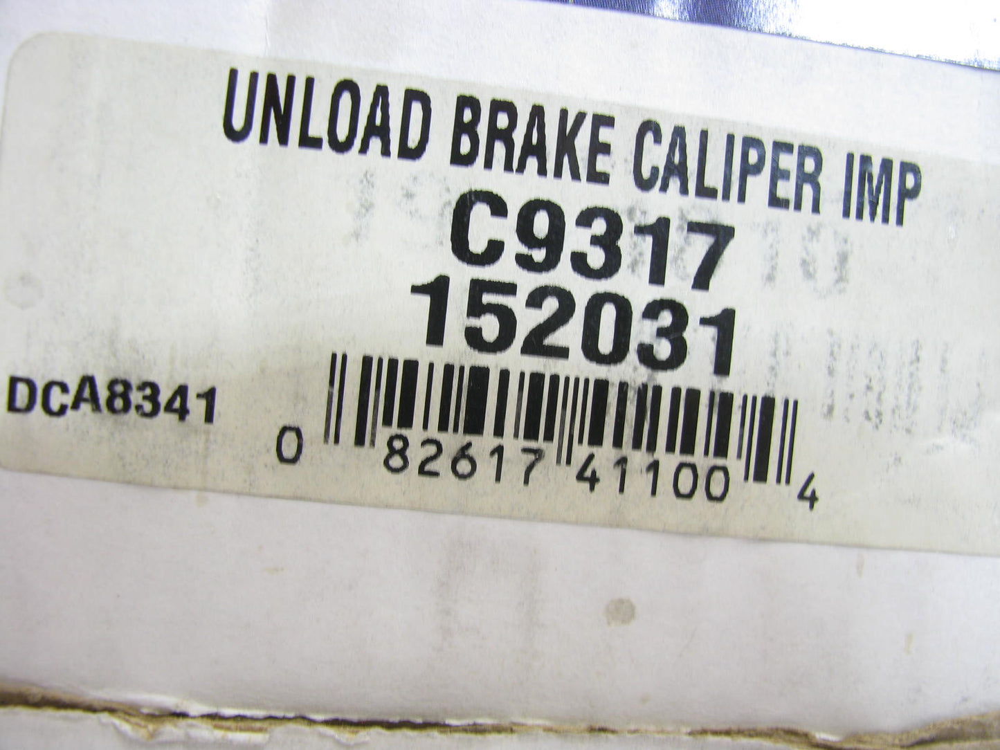 Oem Remanufacturing C9317 Reman Front Left Brake Caliper 1995-01 Mazda Millenia