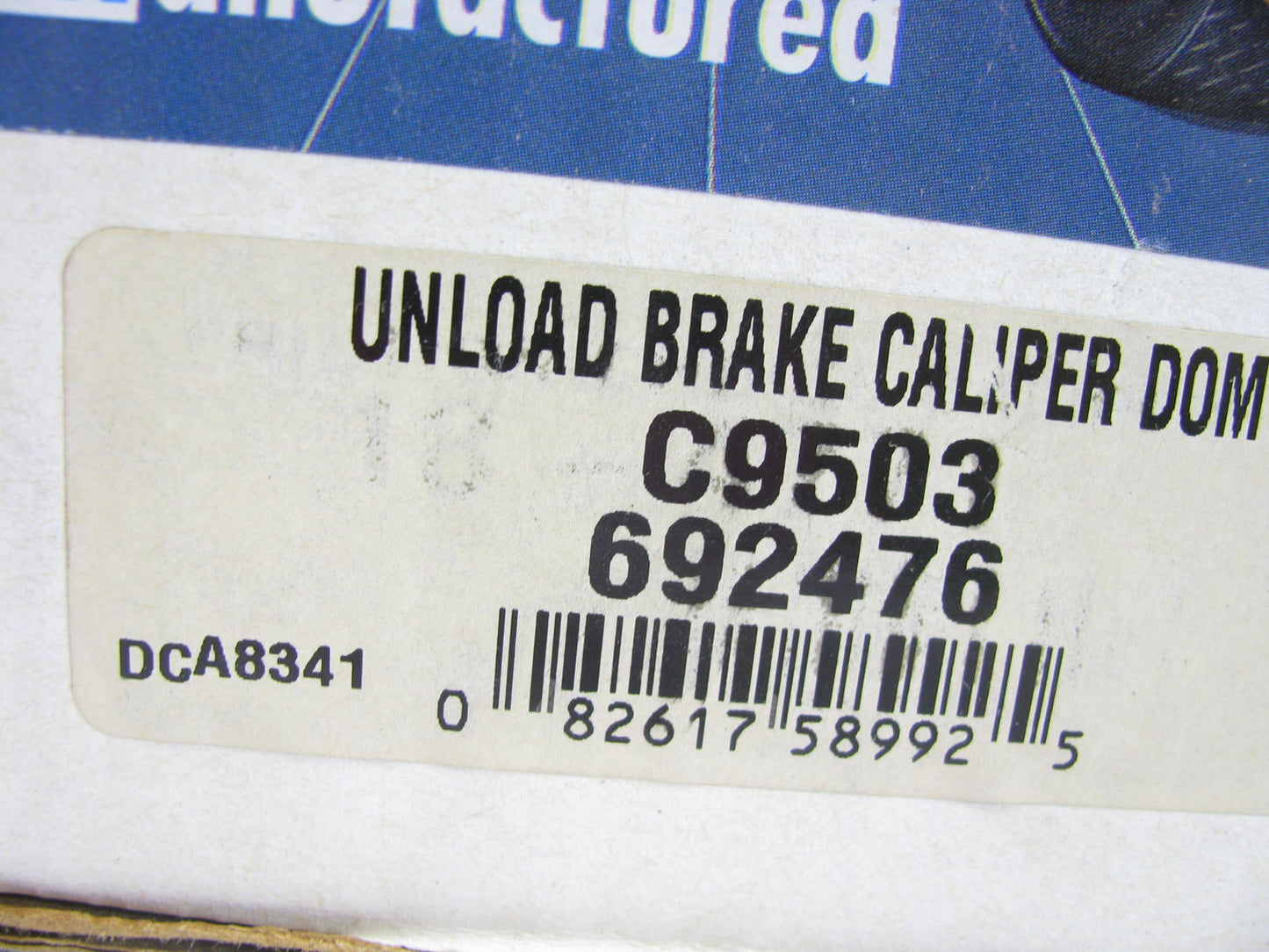 Oem Remanufacturing C9503 Remanufactured Disc Brake Caliper - Rear Left