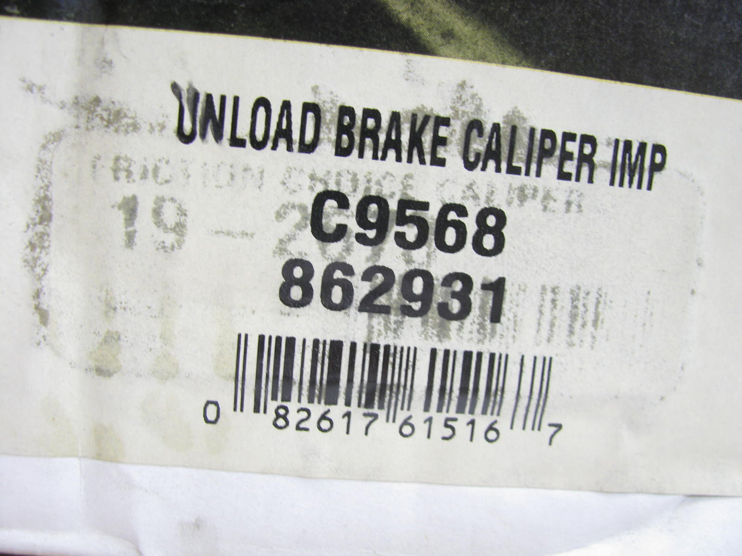 Oem Remanufacturing C9568 Remanufactured Disc Brake Caliper - Front Right