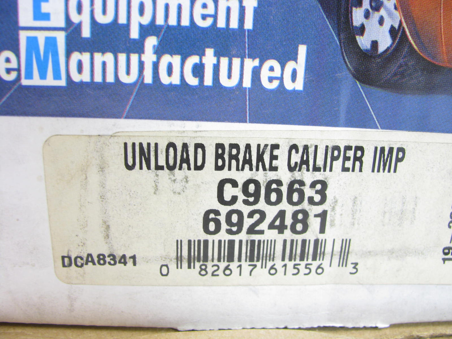 Oem Remanufacturing C9663 Remanufactured Disc Brake Caliper - Rear Left