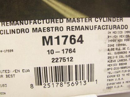 Oem Remanufacturing M1764 Reman Brake Master Cylinder With Reservoir