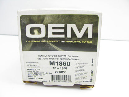 Oem Remanufacturing M1860 Reman Brake Master Cylinder W/O Reservoir
