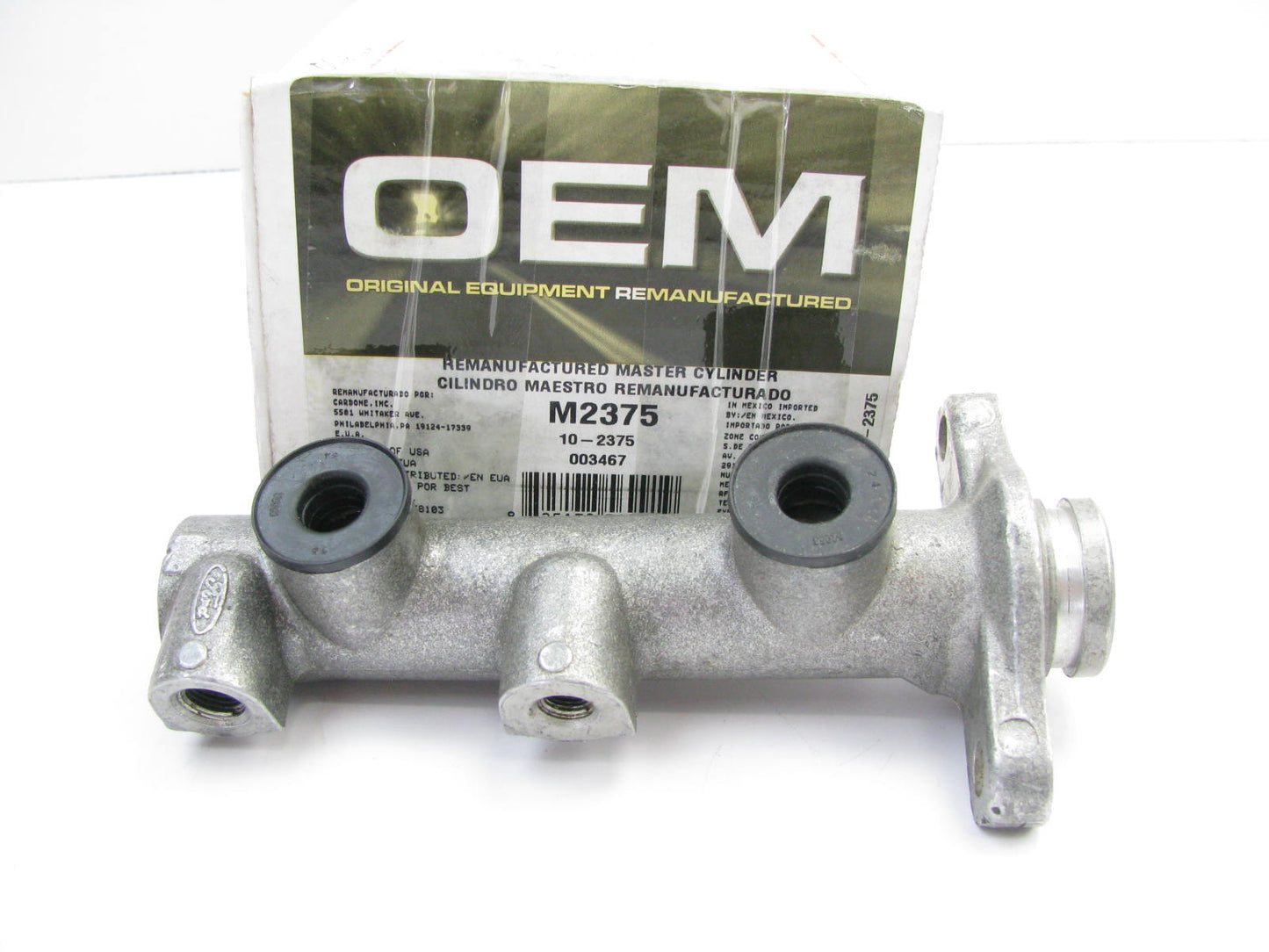 Oem M2375 Reman Manual Brake Master Cylinder W/O Reservoir 1986-1988 Ford Ranger