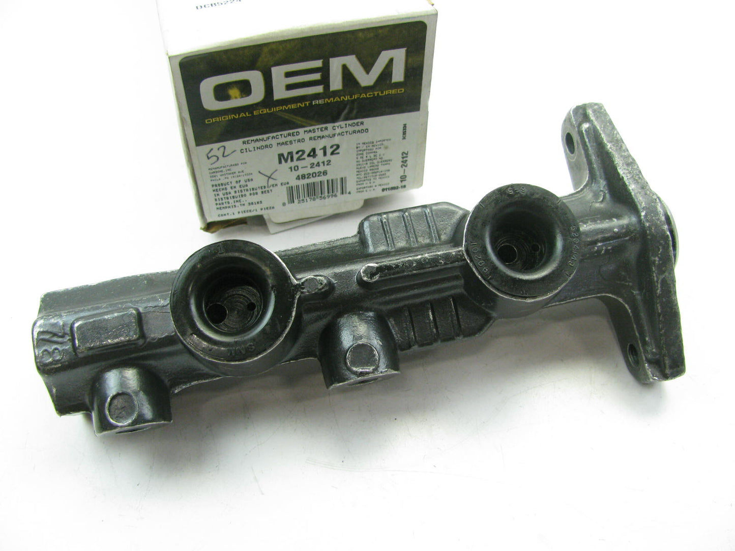 Oem Remanufacturing M2412 Reman Brake Master Cylinder W/O Reservoir