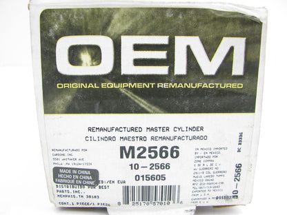 Oem Remanufacturing M2566 Reman Brake Master Cylinder W/O Reservoir