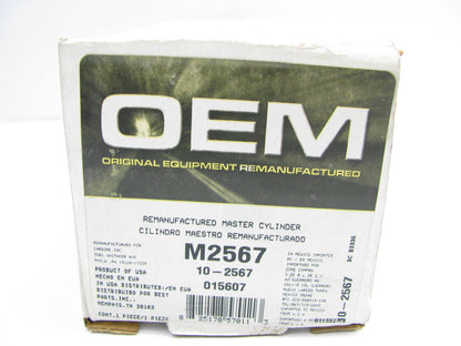 Oem Remanufacturing M2567 Reman Brake Master Cylinder W/O Reservoir