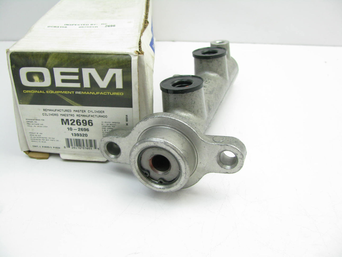 Oem Remanufacturing M2696 Reman Brake Master Cylinder W/O Reservoir