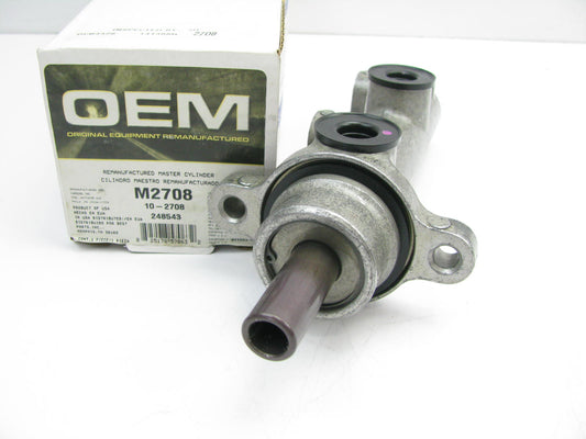 Oem Remanufacturing M2708 Reman Brake Master Cylinder W/O Reservoir