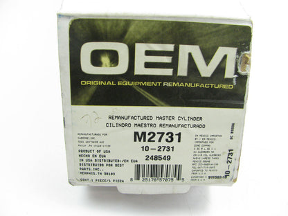 Oem Remanufacturing M2731 Reman Brake Master Cylinder W/O Reservoir
