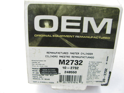 Oem Remanufacturing M2732 Brake Master Cylinder W/ O Reservoir REMAN