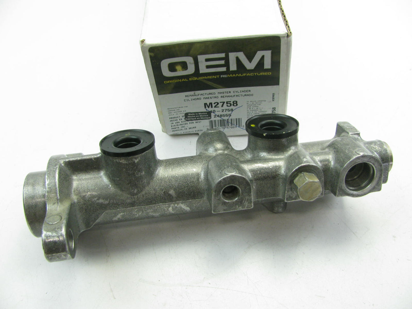 Oem Remanufacturing M2758 Reman Brake Master Cylinder W/O Reservoir