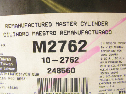 Oem Remanufacturing M2762 Reman Brake Master Cylinder For 1996-98 Ford Windstar