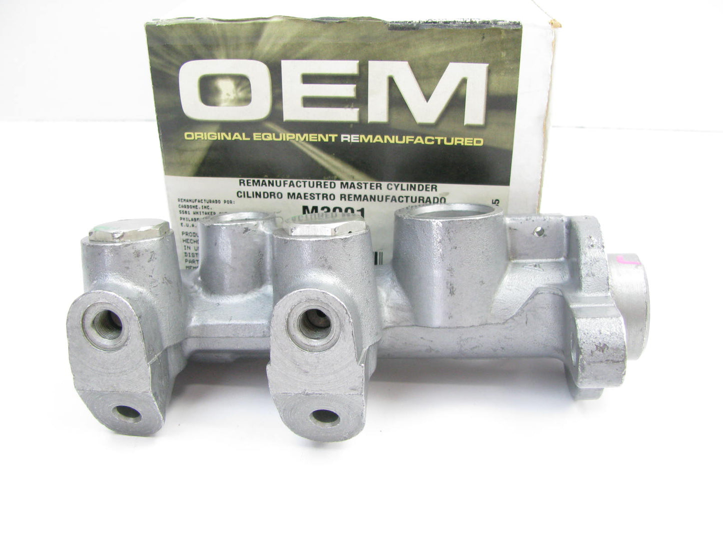 Oem Remanufacturing M3001 Reman Brake Master Cylinder W/O Reservoir