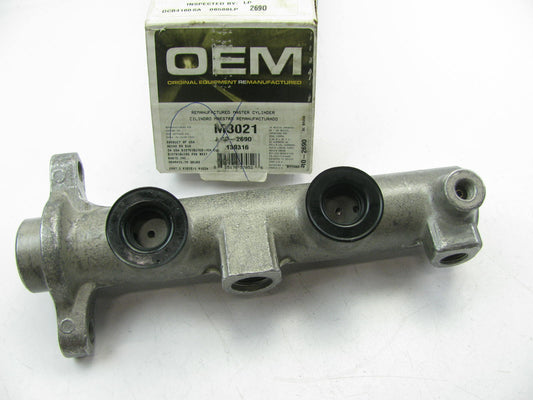 Oem Remanufacturing M3021 Reman Brake Master Cylinder W/O Reservoir