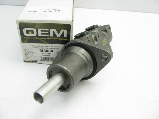 Oem Remanufacturing M3030 Reman Brake Master Cylinder W/O Reservoir