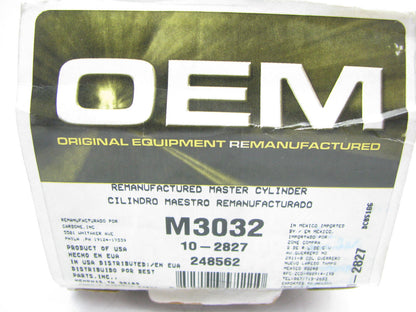 Oem Remanufacturing M3032 Reman Brake Master Cylinder W/O Reservoir