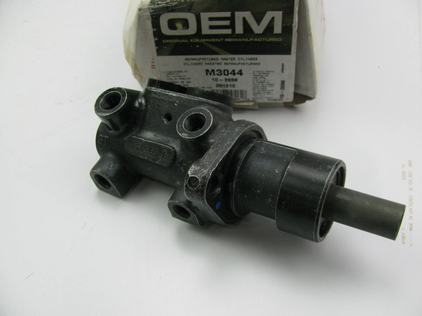 Oem M3044 Reman Brake Master Cylinder 1995-96 Ford Contour & Mercury Mystique