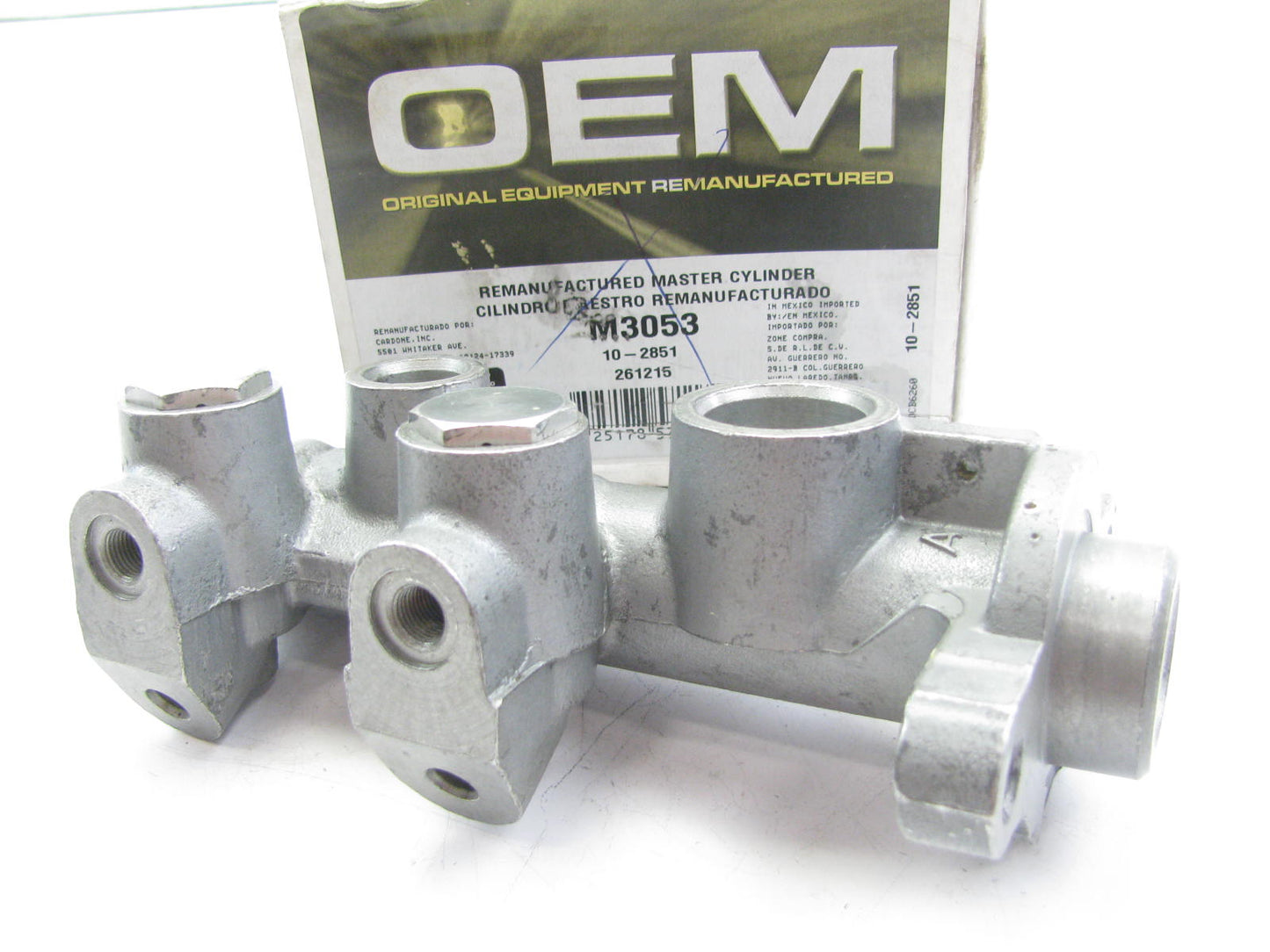Oem Remanufacturing M3053 Reman Brake Master Cylinder W/O Reservoir